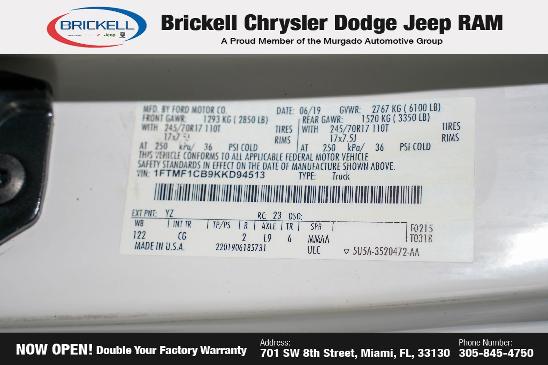 Used 2019 Ford F150 XL w/ Equipment Group 101A Mid RWD image 32