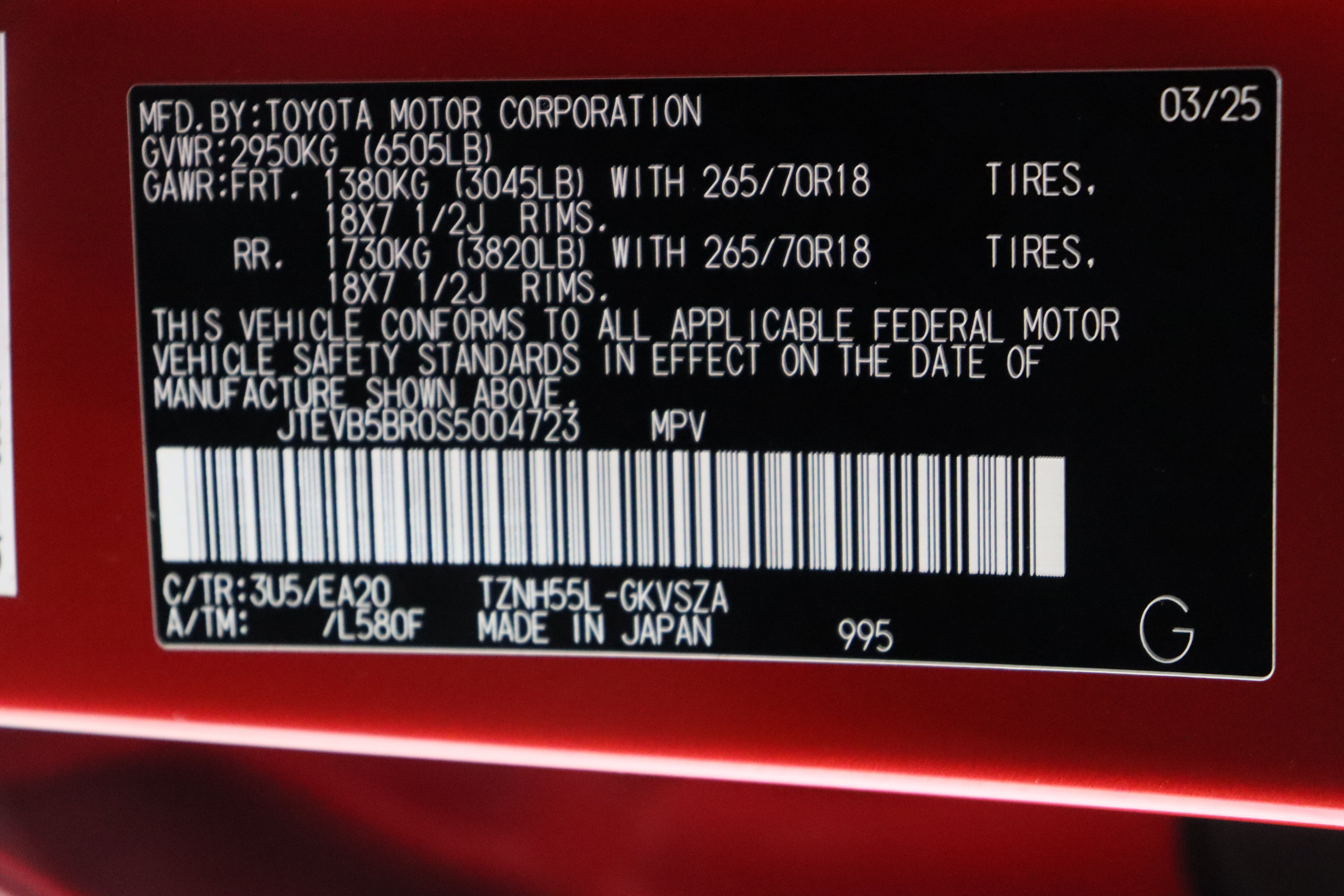 Certified 2025 Toyota 4Runner TRD Off-Road Premium w/ Tow Technology Package AWD/4WD image 44
