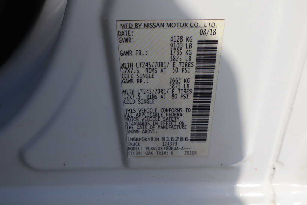 Used 2018 Nissan NV 2500 SV w/ Navigation Package RWD image 30