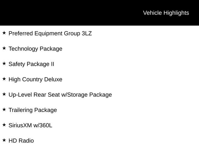 Used 2020 Chevrolet Silverado 1500 High Country w/ Technology Package AWD/4WD image 2