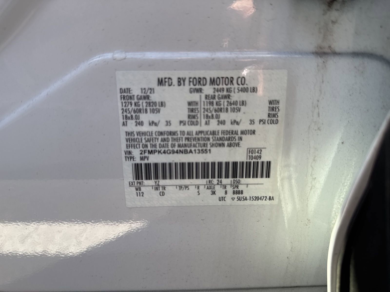 Used 2022 Ford Edge SE AWD/4WD image 20