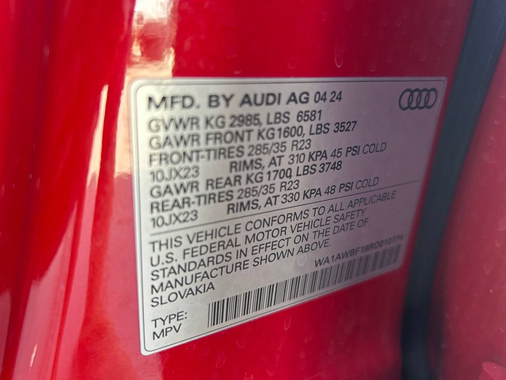 Used 2024 Audi SQ8 Premium Plus AWD/4WD image 10