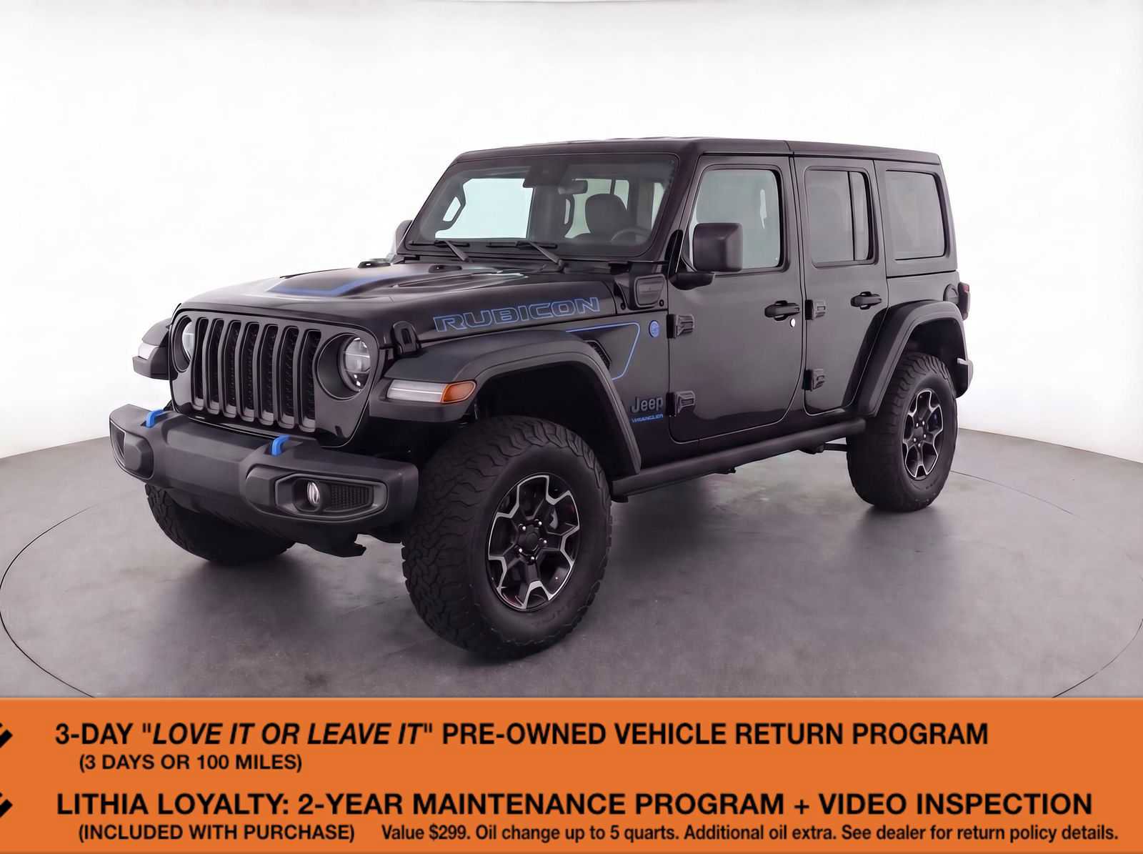 Used 2022 Jeep Wrangler Unlimited Rubicon 4xe w/ Safety Group image 1
