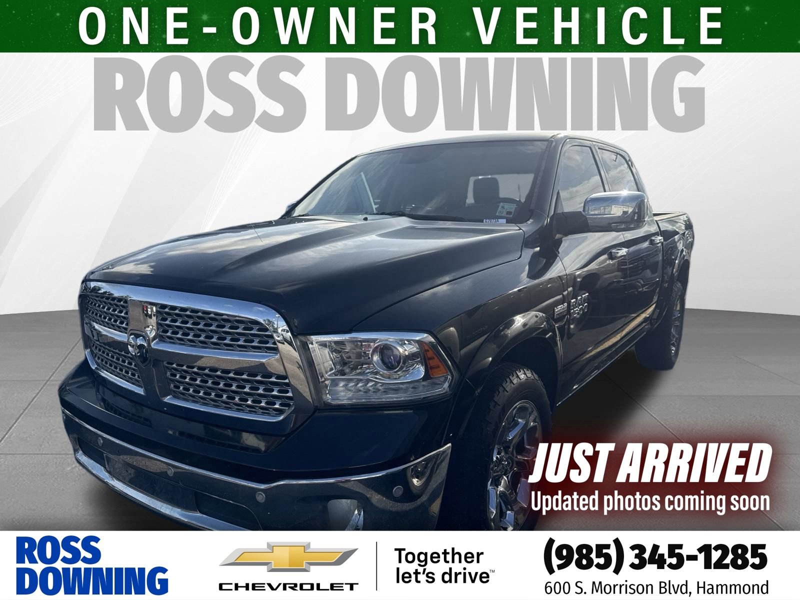 Used 2017 RAM 1500 Laramie w/ Convenience Group AWD/4WD image 1
