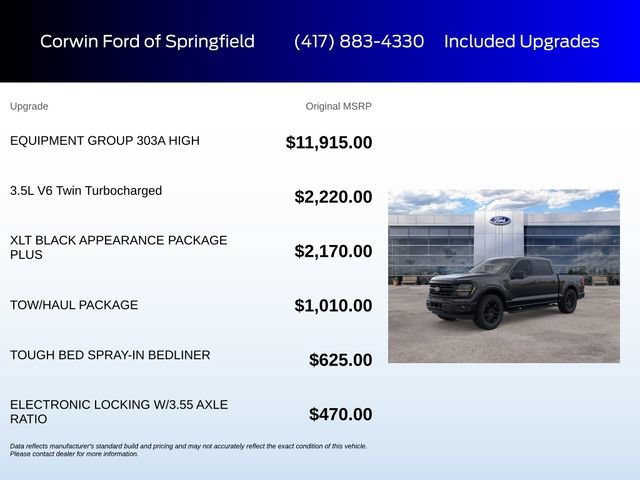 New 2026 Ford F150 XLT w/ Equipment Group 303A High AWD/4WD image 5
