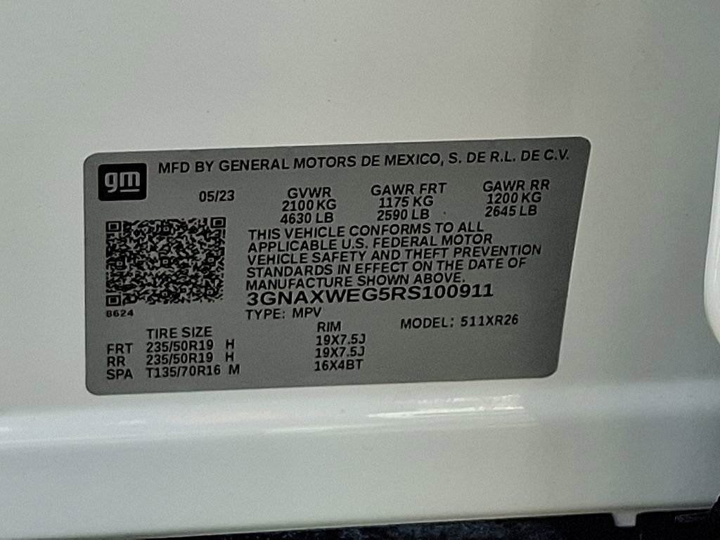 Used 2024 Chevrolet Equinox RS w/ RS Leather Package image 34