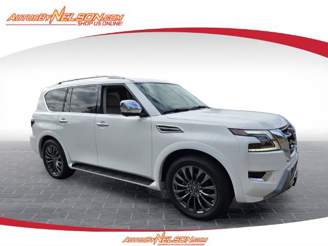 Used 2023 Nissan Armada Platinum w/ Captain's Chairs Package