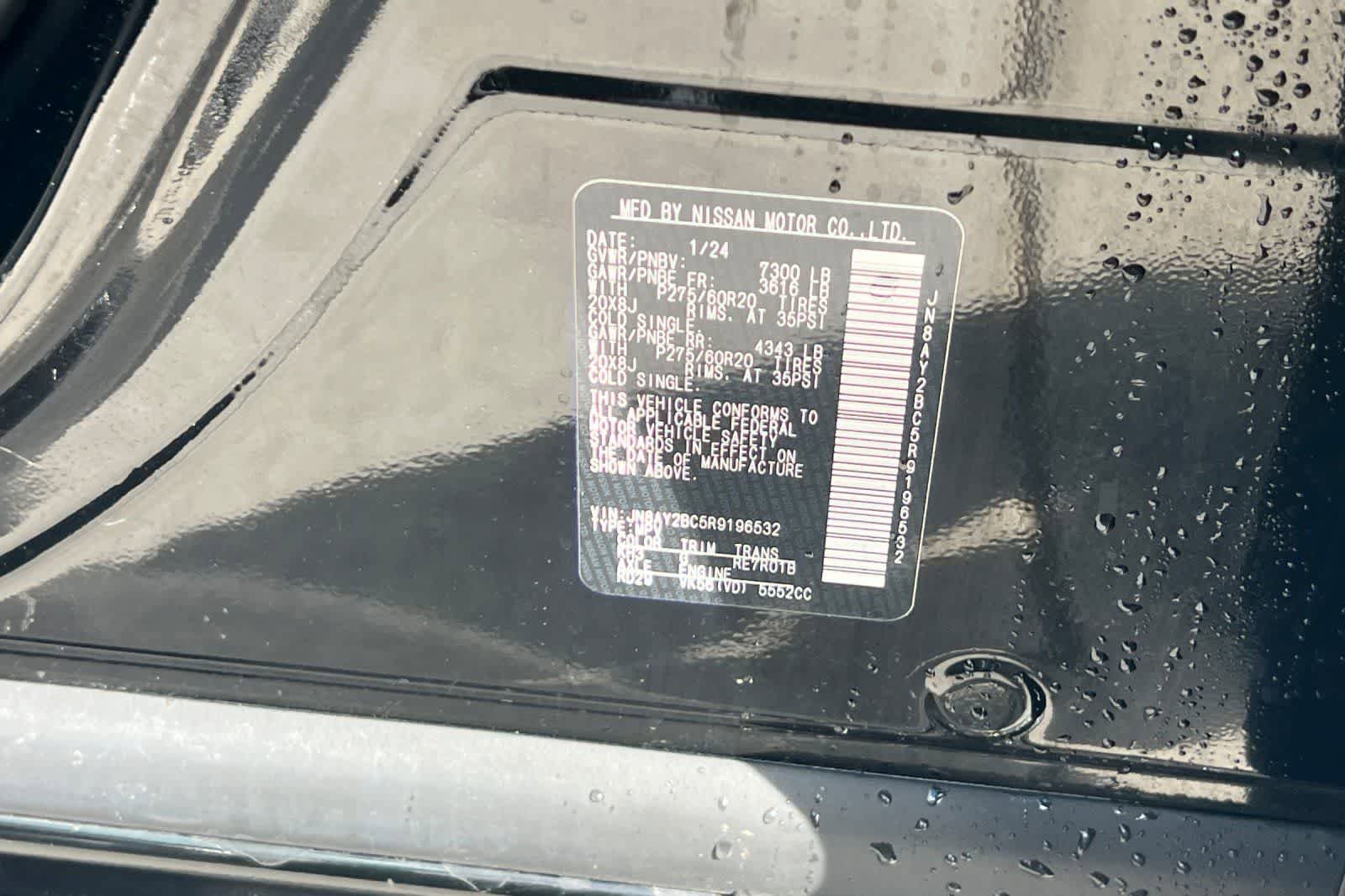 Certified 2024 Nissan Armada SL RWD image 39