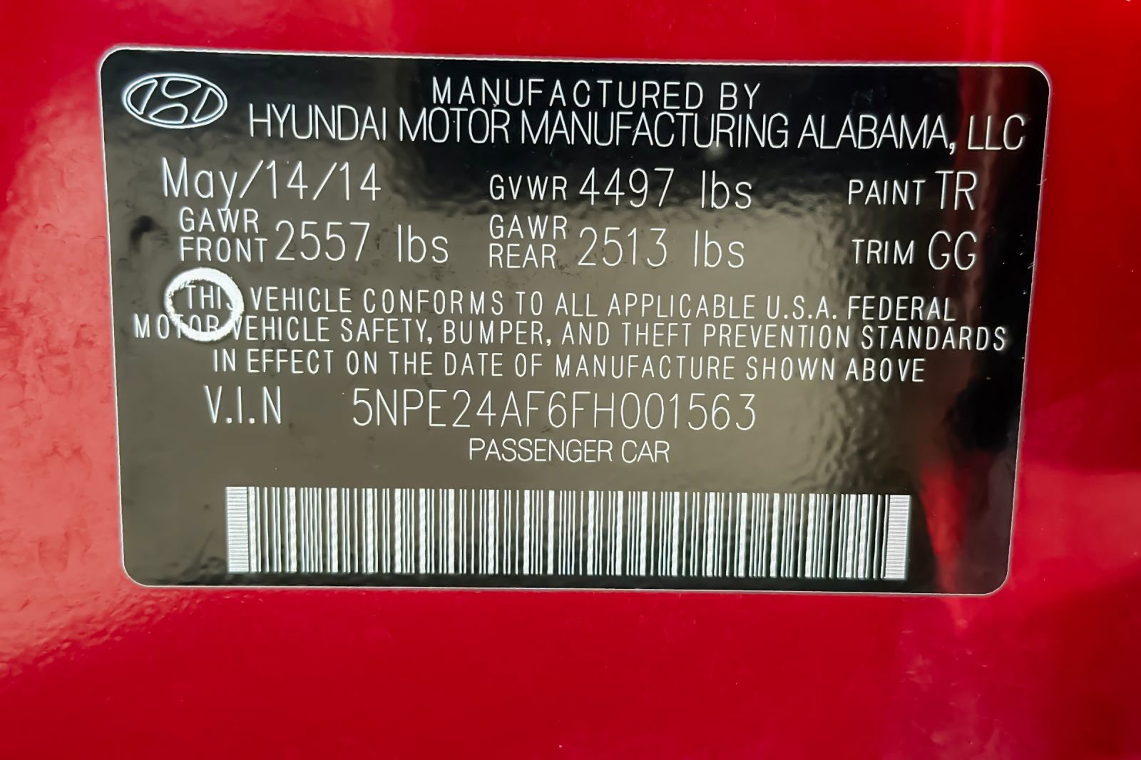 Used 2015 Hyundai Sonata SE w/ Option Group 02 image 37