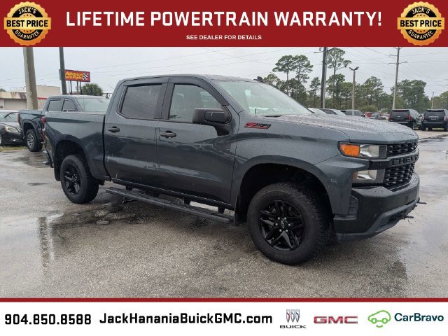 Used 2021 Chevrolet Silverado 1500 Custom Trail Boss w/ LPO, Dark Essentials Package AWD/4WD image 1
