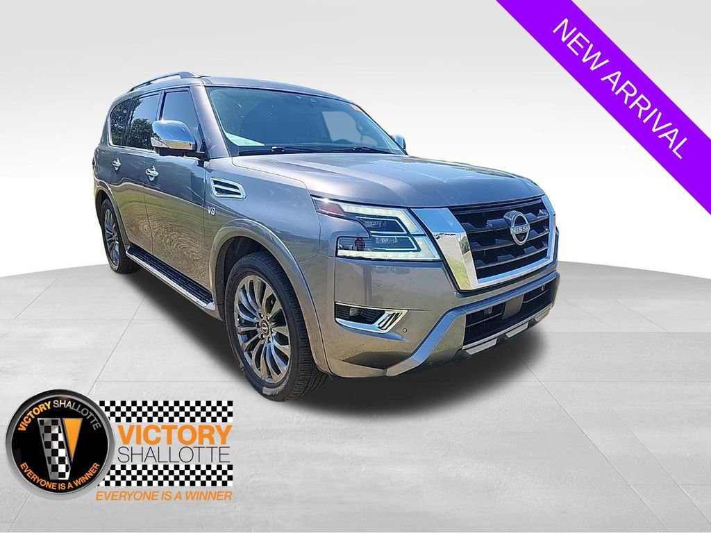 Used 2022 Nissan Armada Platinum w/ Captain's Chairs Package AWD/4WD image 1