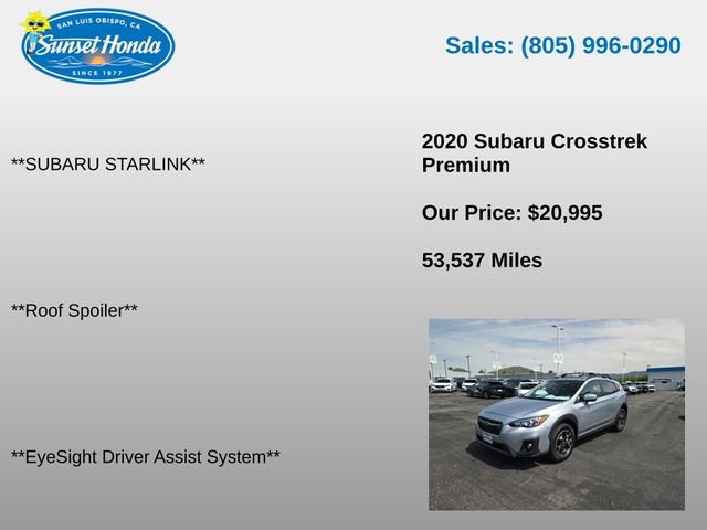 Used 2020 Subaru Crosstrek 2.0i Premium w/ Moonroof Package 2 AWD/4WD image 14