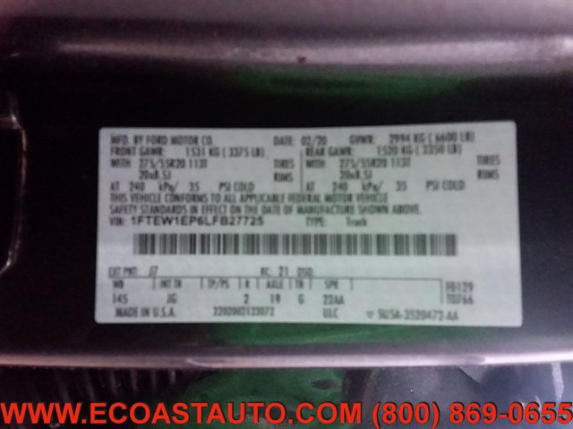 Used 2020 Ford F150 XL w/ Equipment Group 101A Mid AWD/4WD image 22
