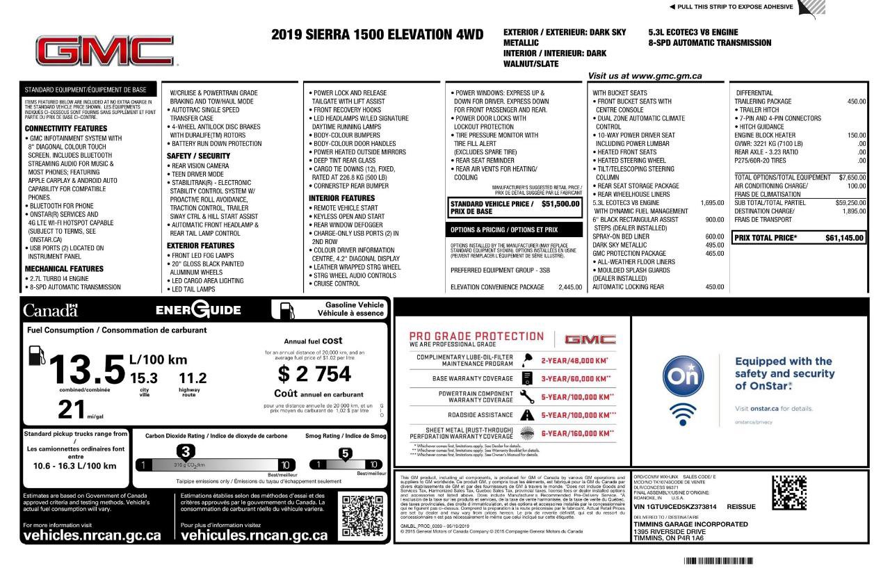 Used 2019 GMC Sierra 1500 Elevation image 9