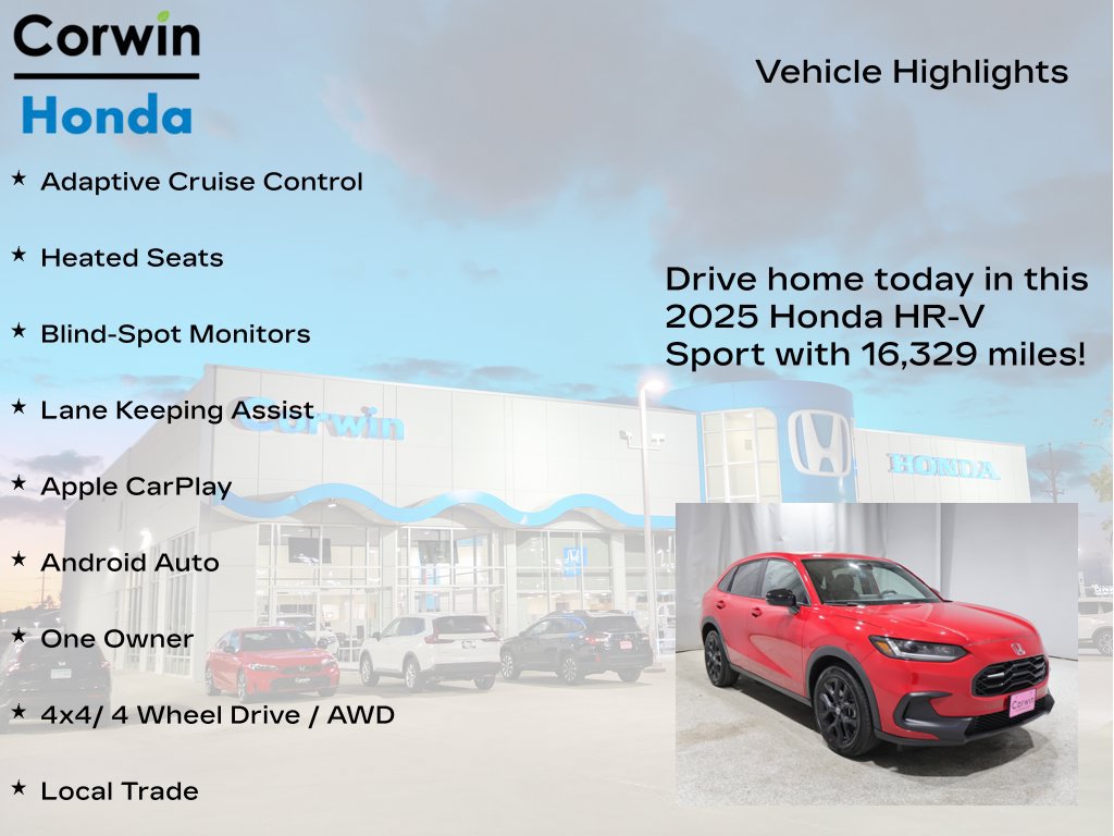Used 2025 Honda HR-V Sport image 6