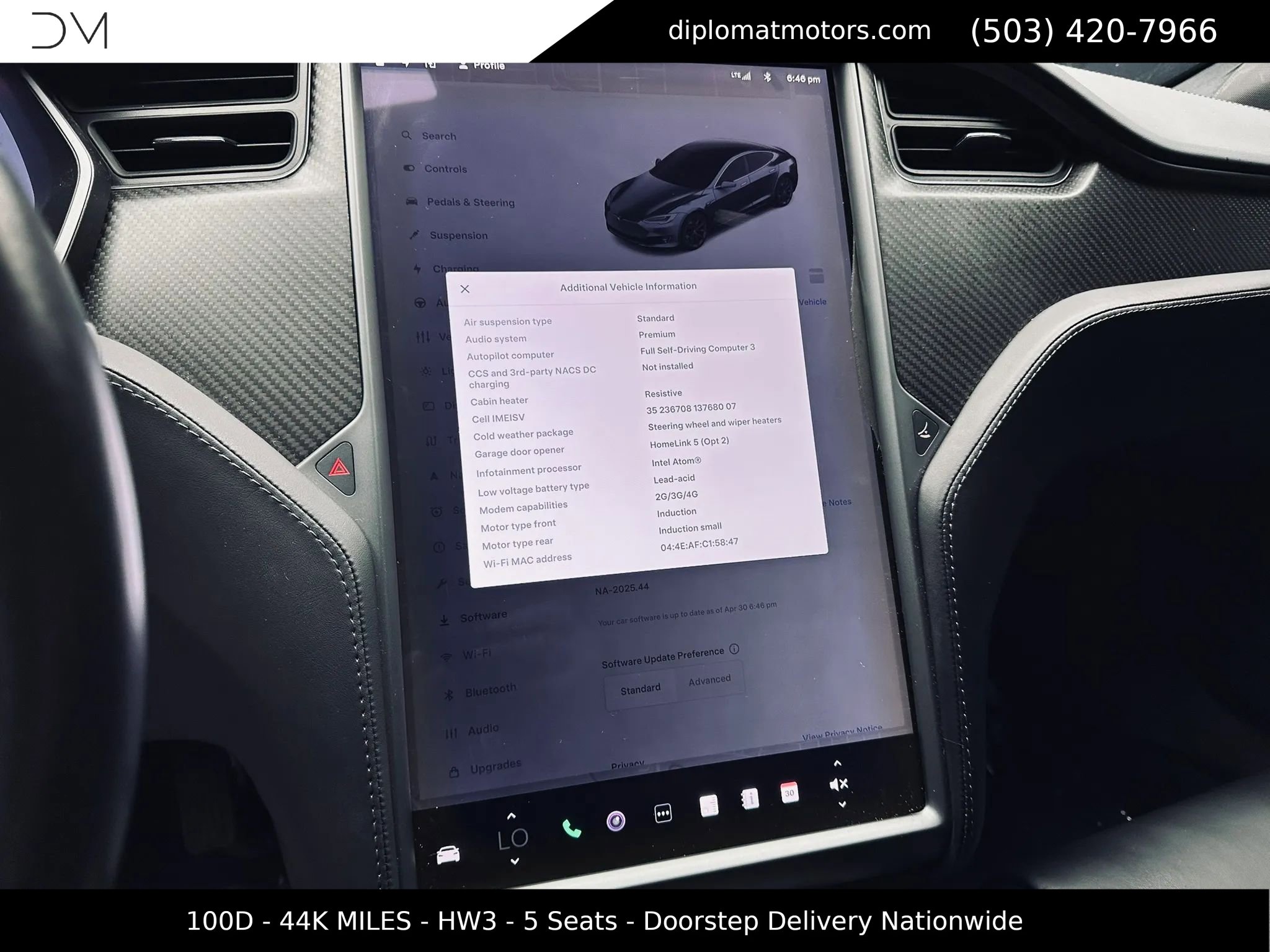 Used 2018 Tesla Model S 100D AWD/4WD image 35