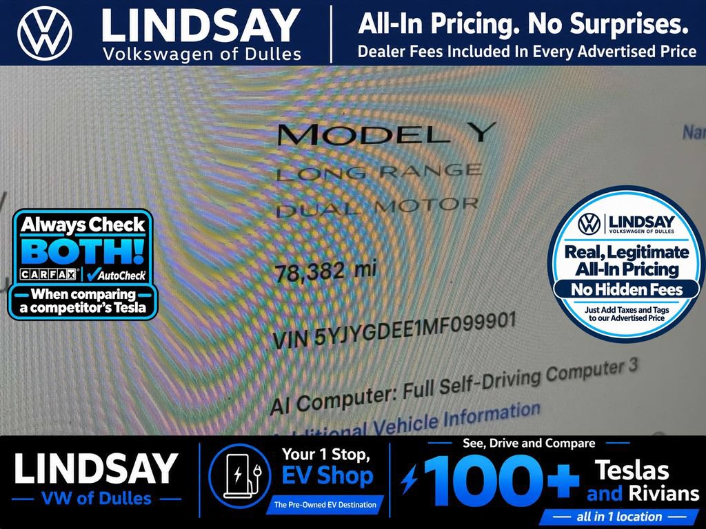 Used 2021 Tesla Model Y Long Range AWD/4WD image 30
