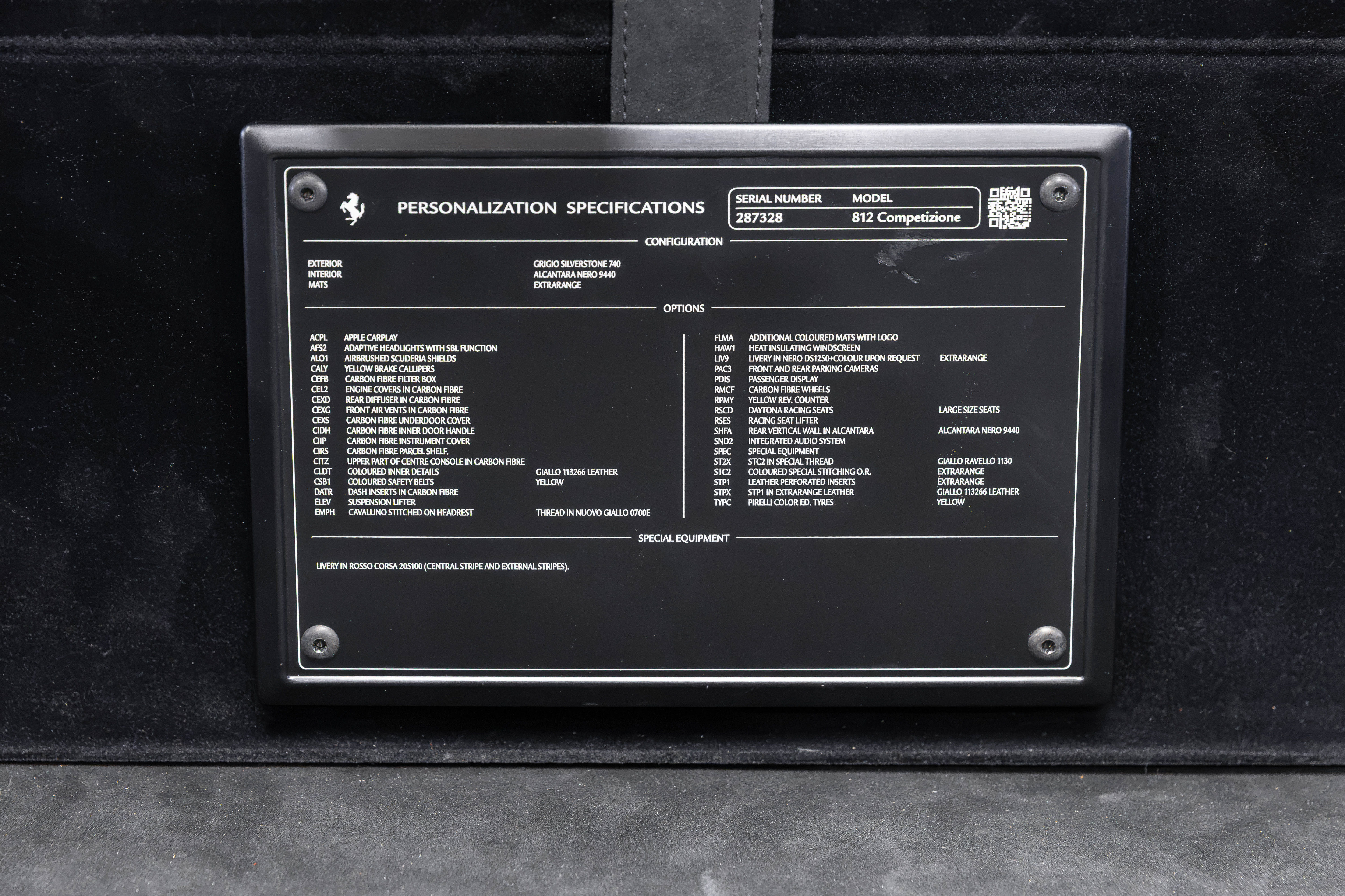 Certified 2023 Ferrari 812 Competizione RWD image 78