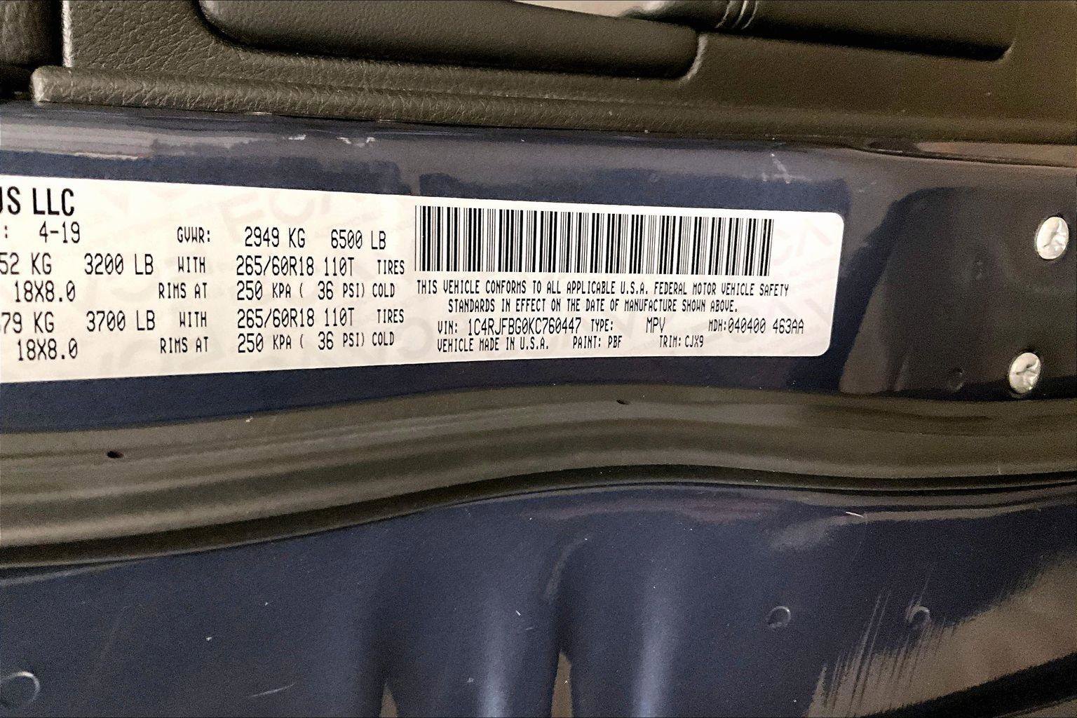 Used 2019 Jeep Grand Cherokee Limited image 33