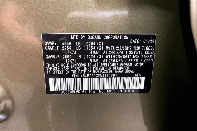 Used 2022 Subaru Outback Premium w/ Popular Package #1 AWD/4WD image 43