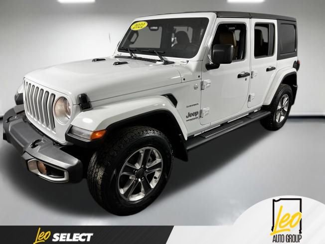 Used 2022 Jeep Wrangler Unlimited Sahara w/ Safety Group AWD/4WD image 1