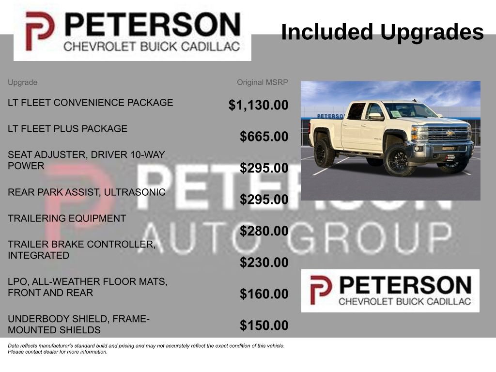 Used 2015 Chevrolet Silverado 2500 LT w/ LT Fleet Convenience Package image 11