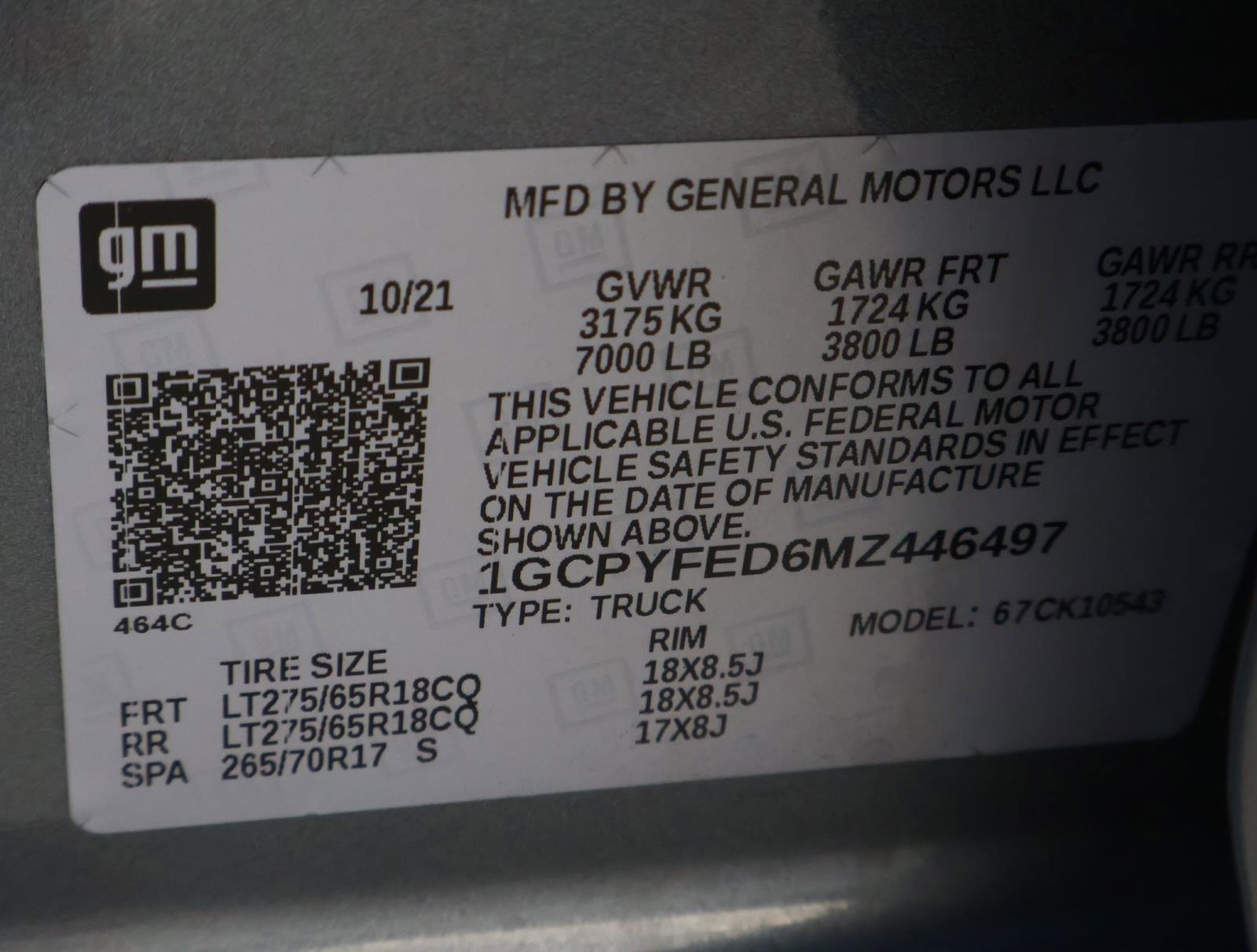 Used 2021 Chevrolet Silverado 1500 LT Trail Boss w/ LPO, Dark Essentials Package image 22