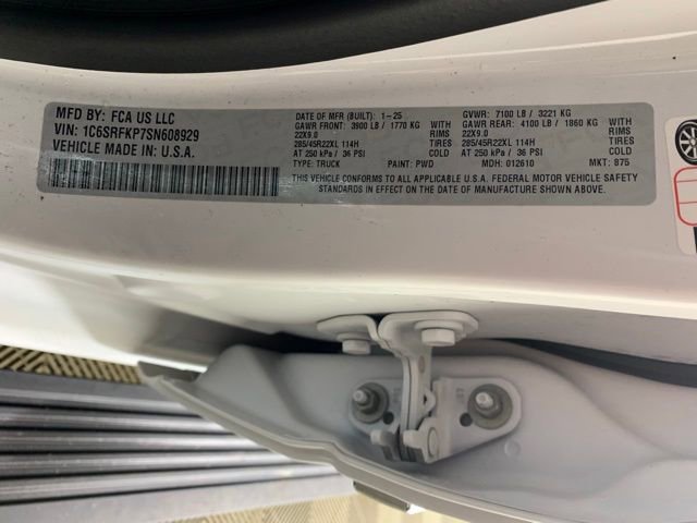 Used 2025 RAM 1500 Tungsten w/ Trailer Tow Group image 39