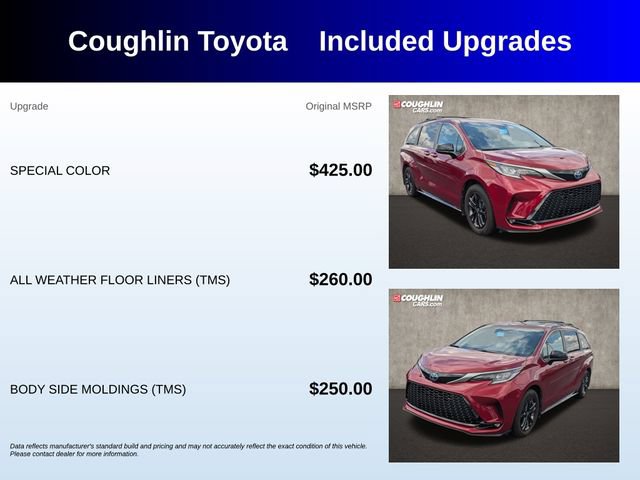 Used 2024 Toyota Sienna XSE AWD/4WD image 3