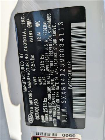 Used 2021 Kia K5 EX FWD image 24