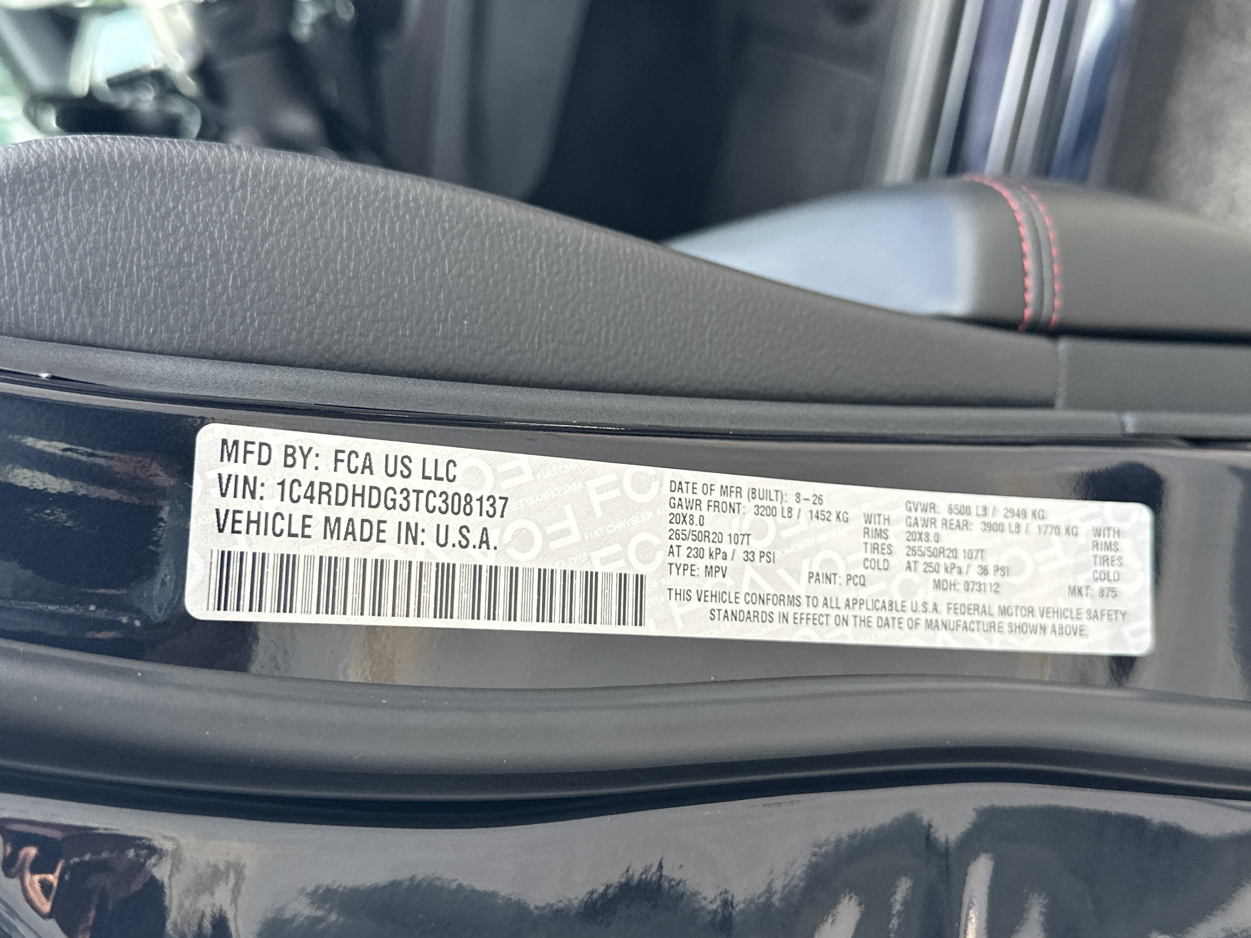 New 2026 Dodge Durango GT w/ Blacktop Package RWD image 28