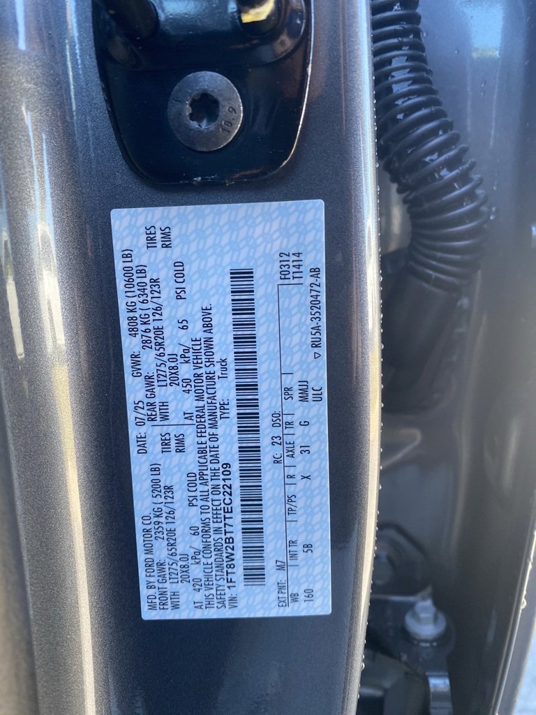 New 2026 Ford F250 Lariat w/ Black Appearance Package image 16