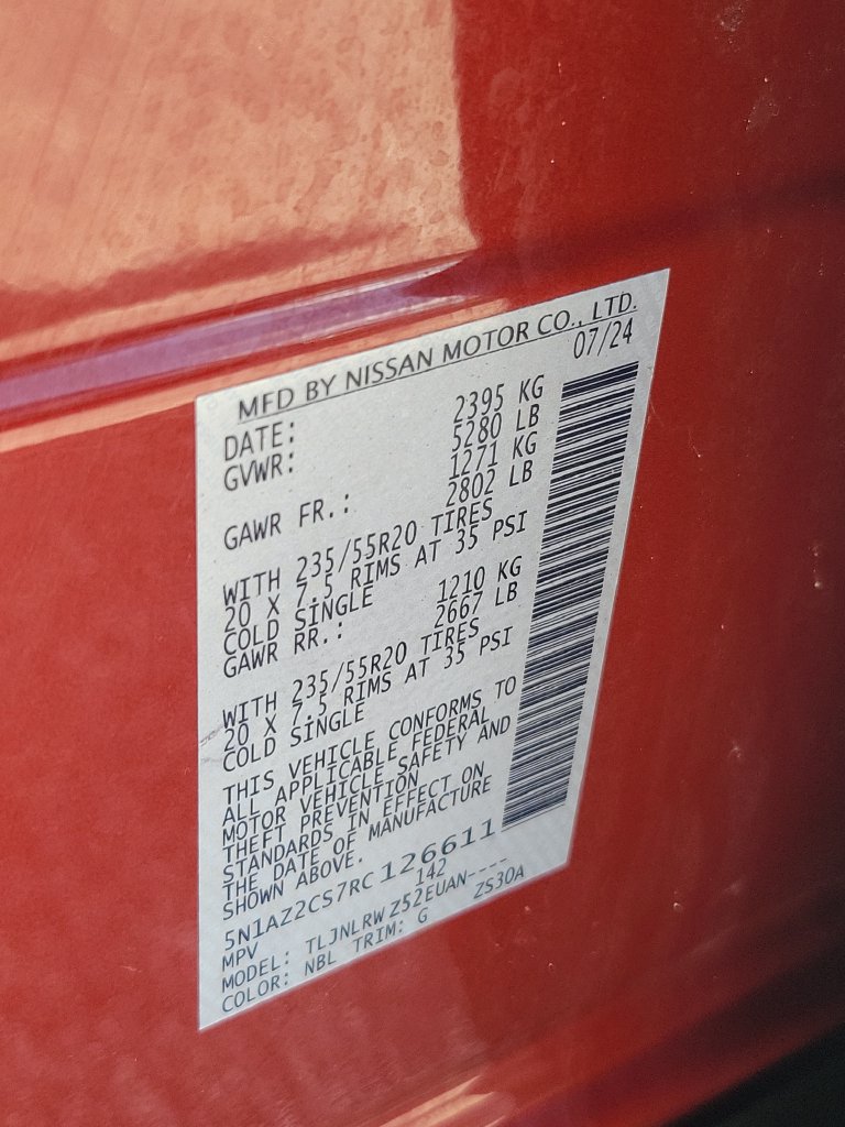 Certified 2024 Nissan Murano SL AWD/4WD image 34