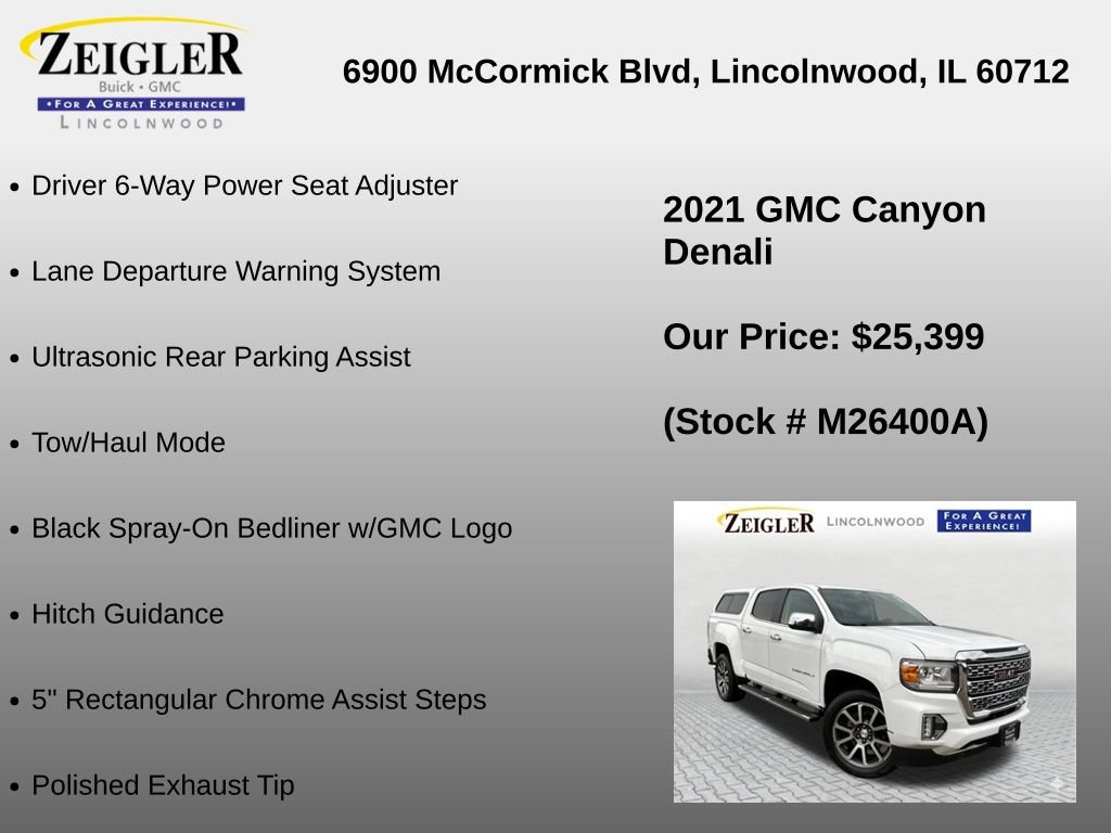 Used 2021 GMC Canyon Denali AWD/4WD image 24