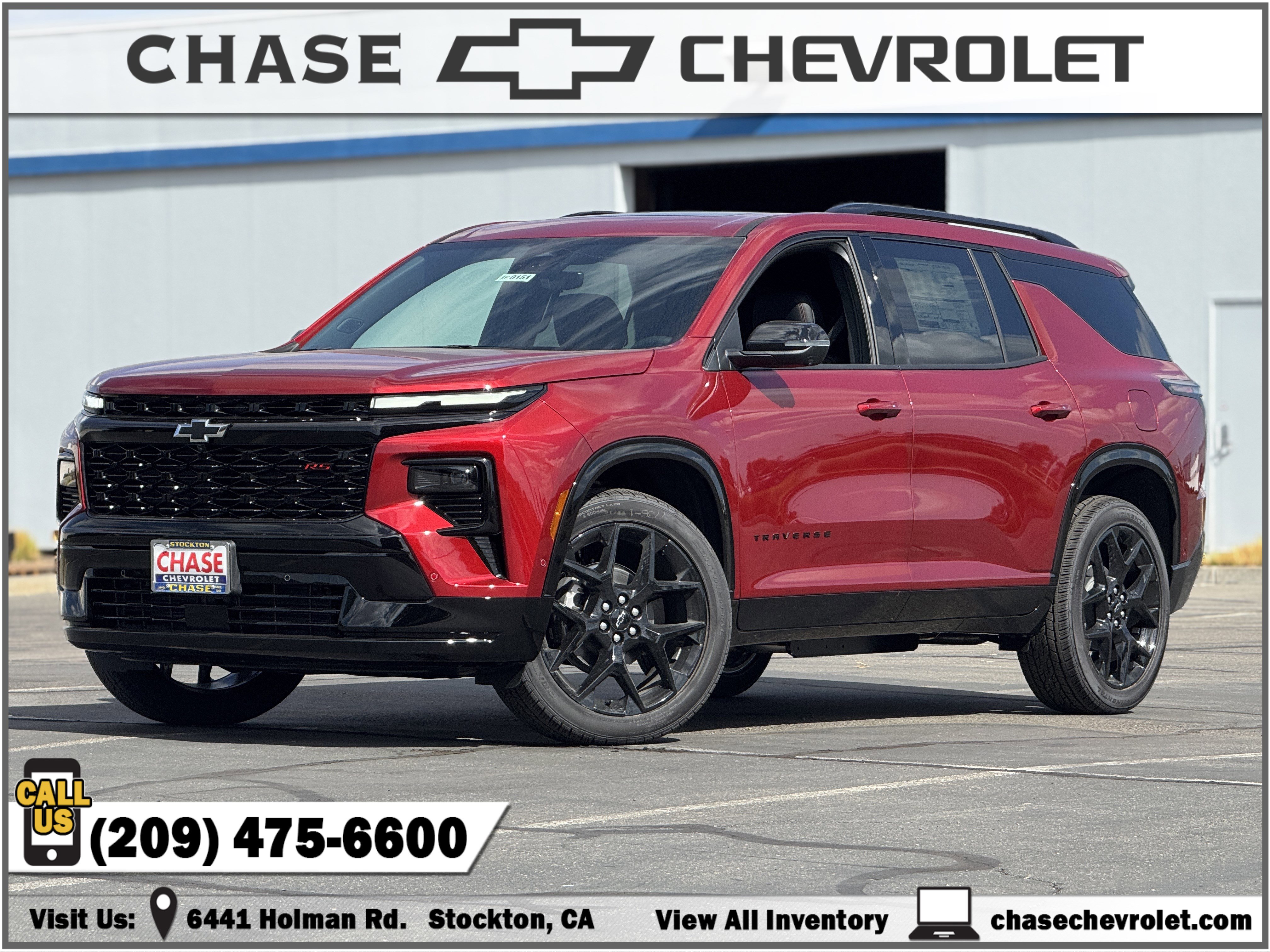 New 2026 Chevrolet Traverse RS w/ LPO, Floor Liner Package image 1