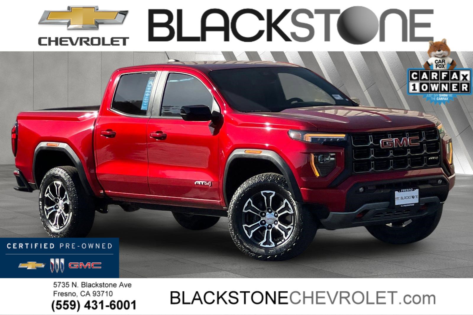 Certified 2023 GMC Canyon AT4