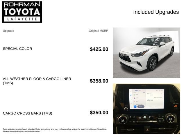 Used 2023 Toyota Highlander XLE AWD/4WD image 4