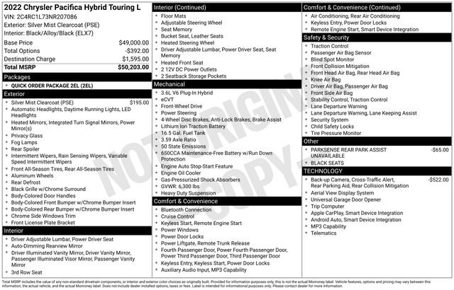 Used 2022 Chrysler Pacifica Touring-L image 6