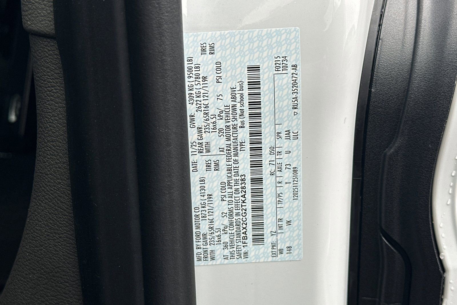 New 2026 Ford Transit 350 XL image 27