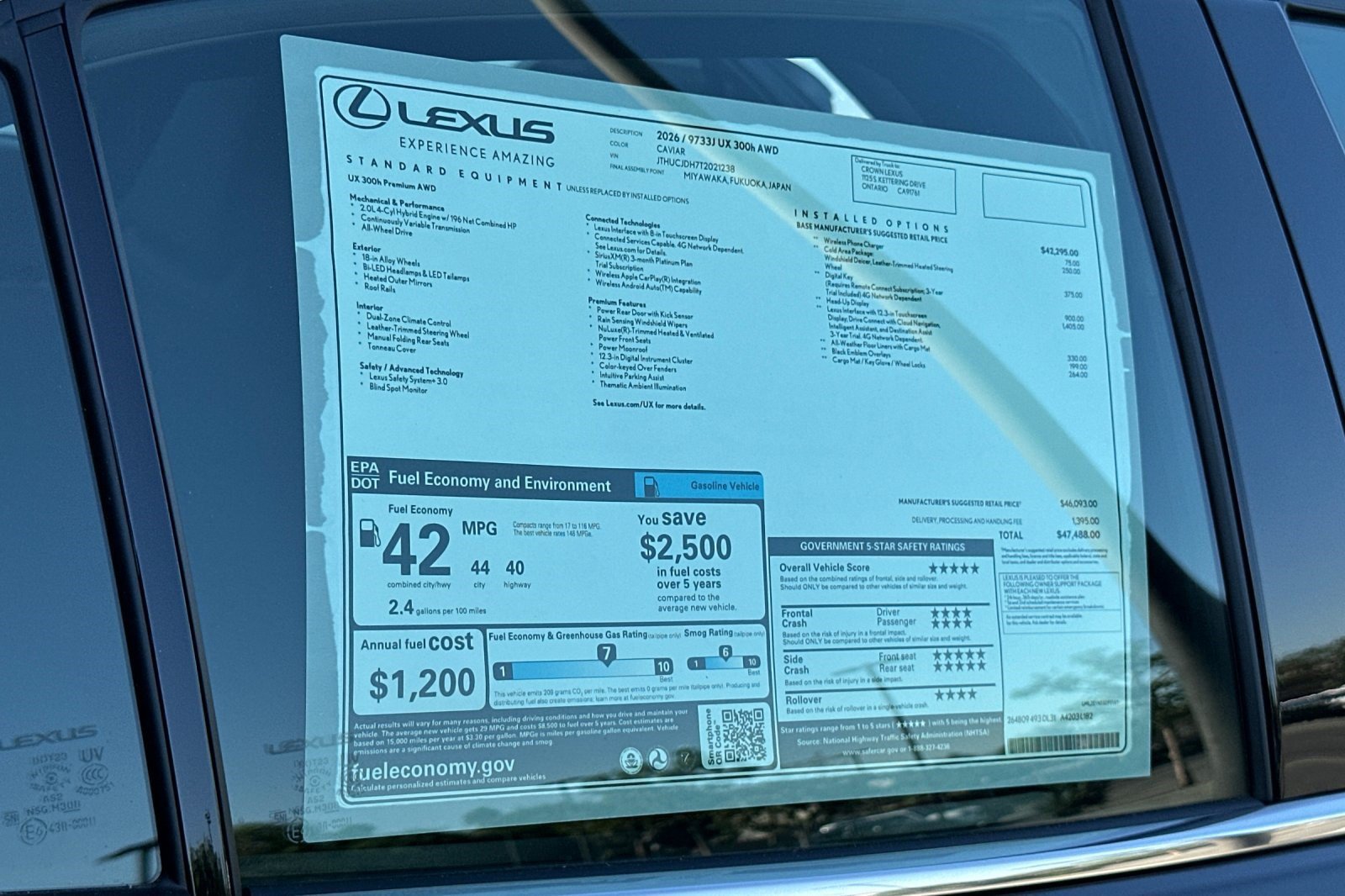 New 2026 Lexus UX 300h AWD w/ Accessory Package (2T) image 29