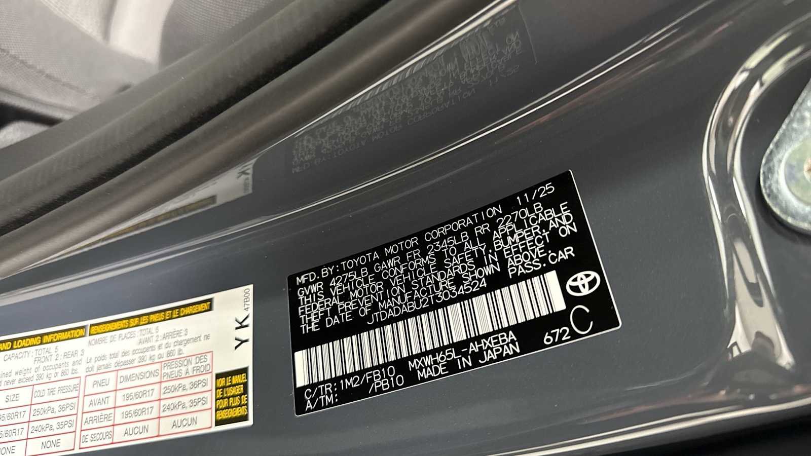 New 2026 Toyota Prius LE image 11