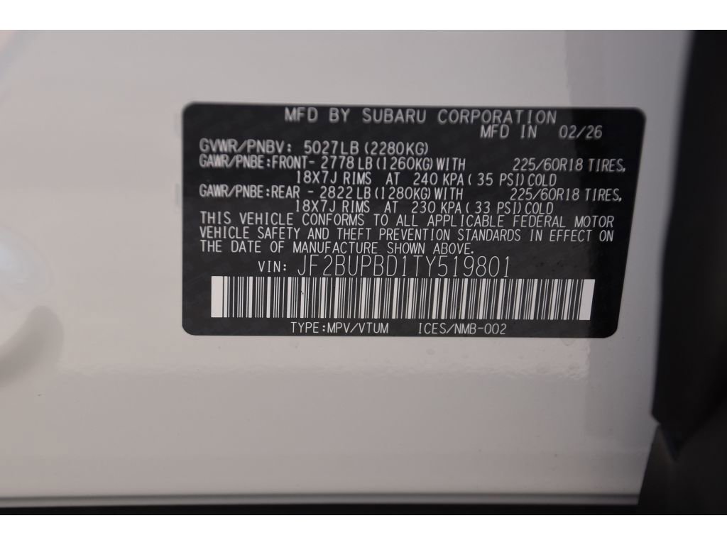 New 2026 Subaru Outback Premium AWD/4WD image 25