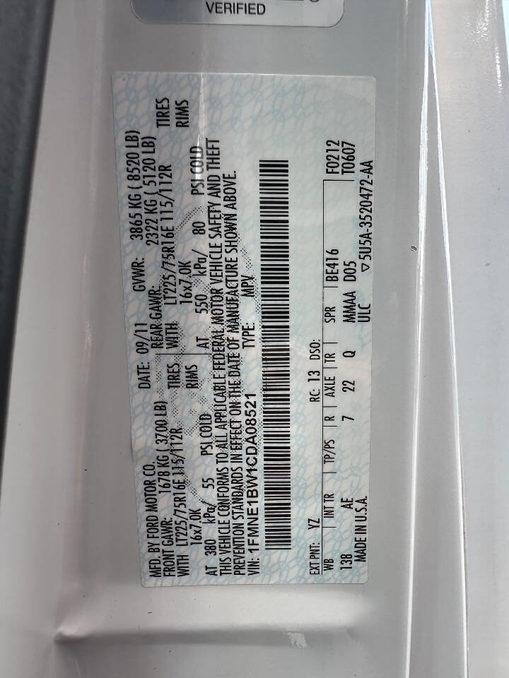 Used 2012 Ford E-150 and Econoline 150 Wagon w/ PWR Windows & Locks Group image 26