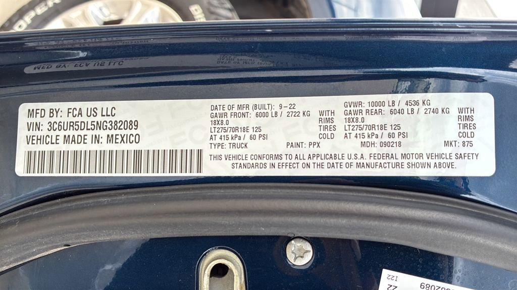 Used 2022 RAM 2500 Lone Star w/ Level A Equipment Group image 39