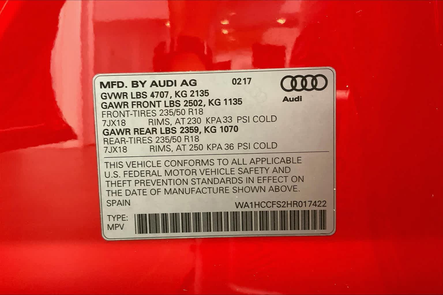 Used 2017 Audi Q3 2.0T Premium Plus w/ Premium Plus Package FWD image 33