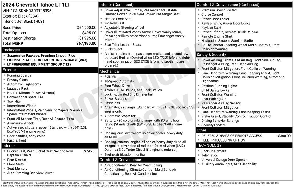 Used 2024 Chevrolet Tahoe LT image 6