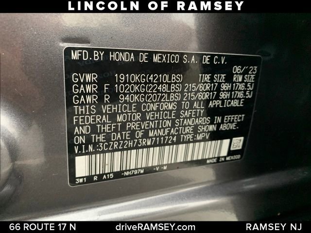 Used 2024 Honda HR-V EX-L image 28