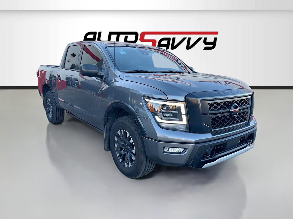 Used 2021 Nissan Titan PRO-4X w/ Off Road Protection Package AWD/4WD image 1