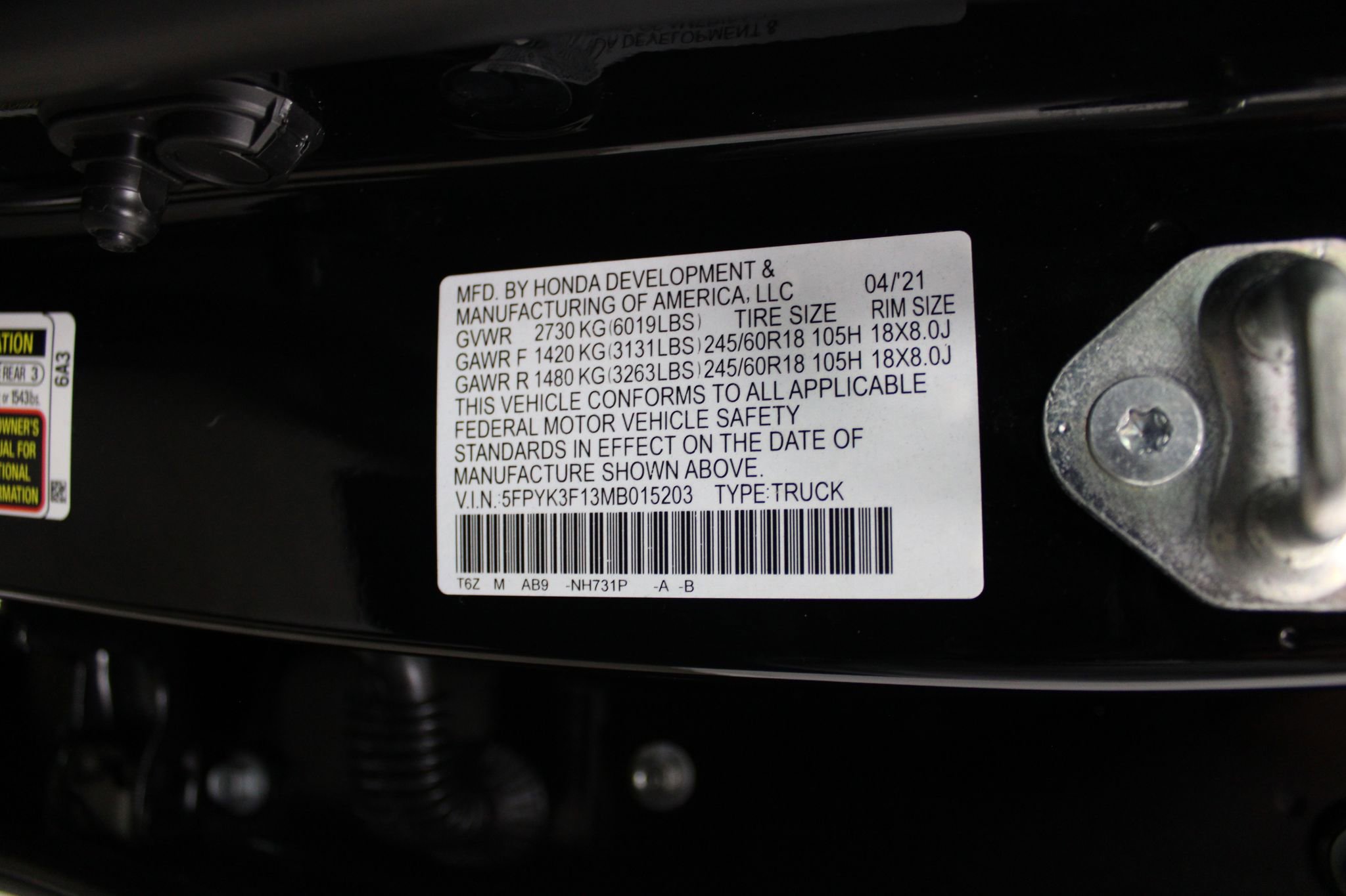 Used 2021 Honda Ridgeline Sport image 42