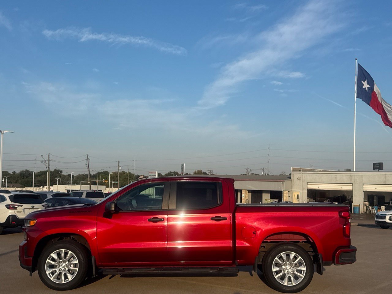 Used 2022 Chevrolet Silverado 1500 Custom w/ LPO, Dark Essentials Package RWD image 12
